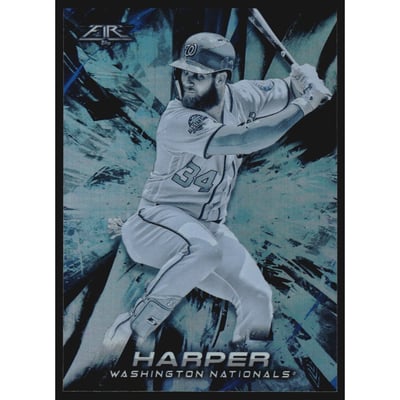 2018 Topps Fire Blue #53 Bryce Harper