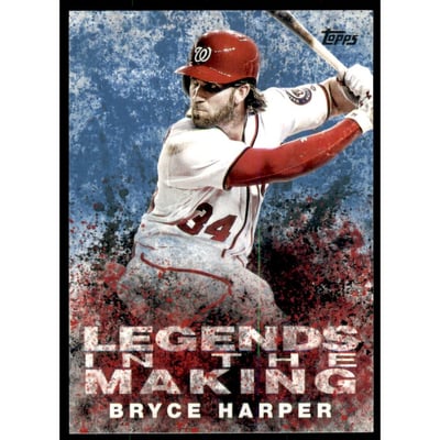 2018 Topps Legends in the Making Blue #LTMBH Bryce Harper