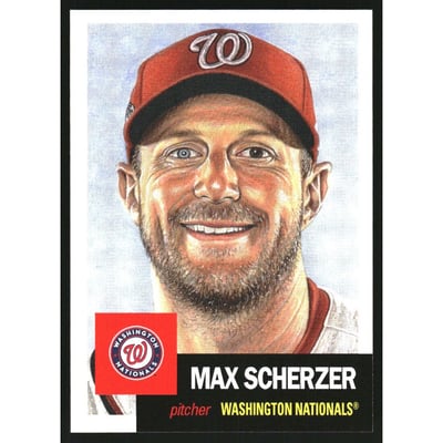2018 Topps Living #52 Max Scherzer/6277*