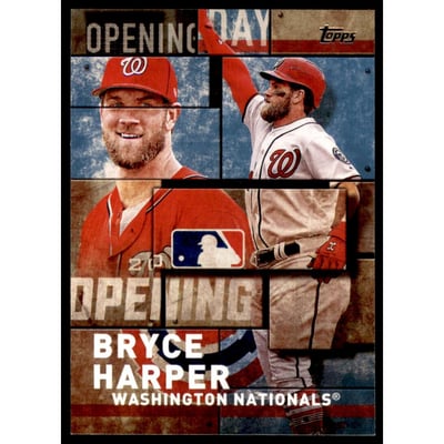 2018 Topps Opening Day Insert Blue #OD25 Bryce Harper