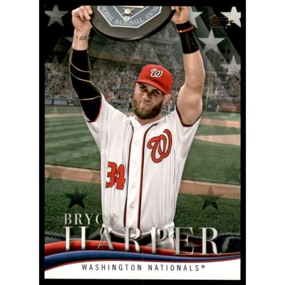 2018 Topps Update Bryce Harper Highlights Black #BH13 Bryce Harper