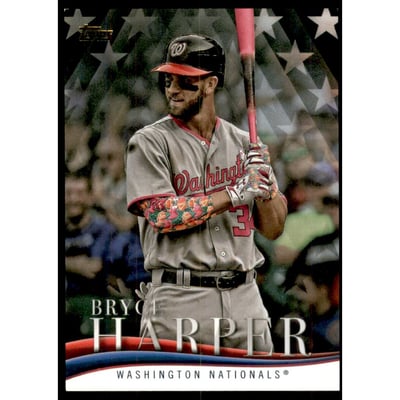 2018 Topps Update Bryce Harper Highlights Black #BH15 Bryce Harper