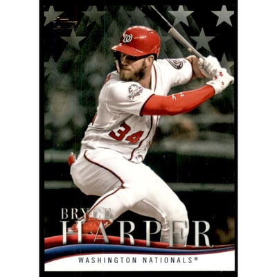 2018 Topps Update Bryce Harper Highlights Black #BH20 Bryce Harper