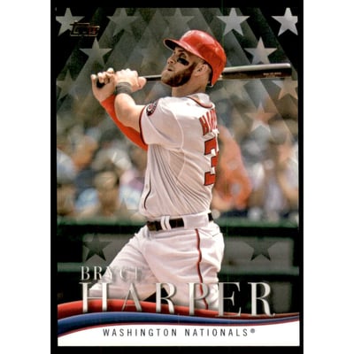 2018 Topps Update Bryce Harper Highlights Black #BH9 Bryce Harper
