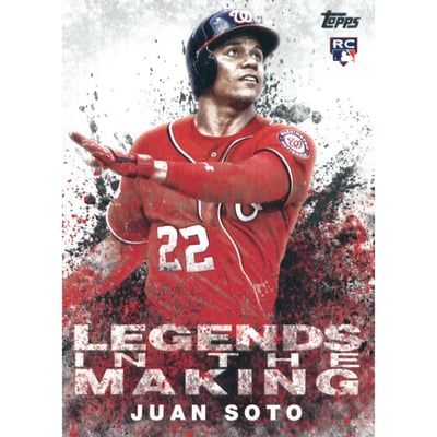 2018 Topps Update Legends in the Making #LITM8 Juan Soto
