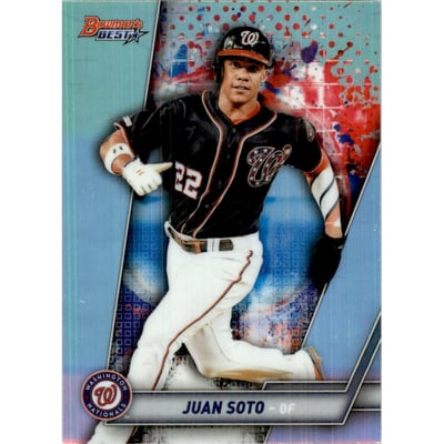 2019 Bowman's Best Refractors #59 Juan Soto