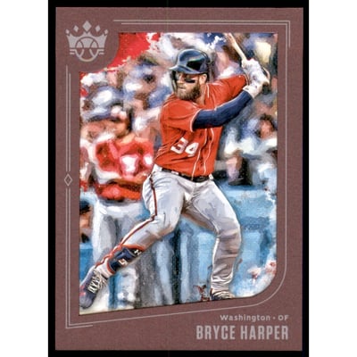 2019 Diamond Kings Plum Frame #143 Bryce Harper SP