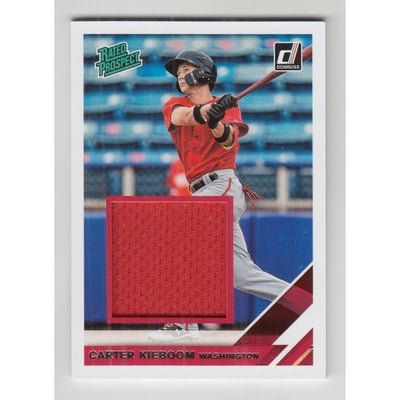 2019 Donruss Rated Prospect Materials #7 Carter Kieboom