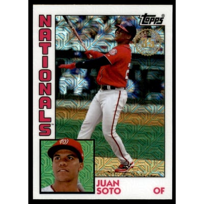 2019 Topps '84 Topps Silver Pack Chrome #T8426 Juan Soto