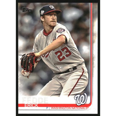 2019 Topps Advanced Stats #398 Erick Fedde