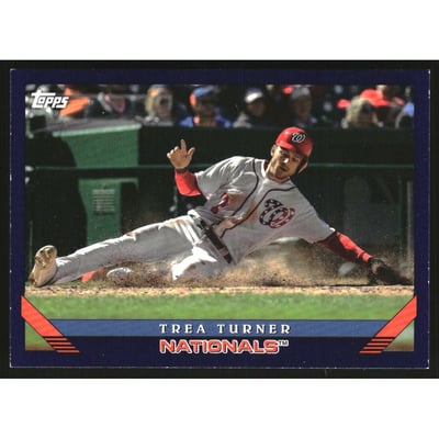 2019 Topps Archives Purple #207 Trea Turner