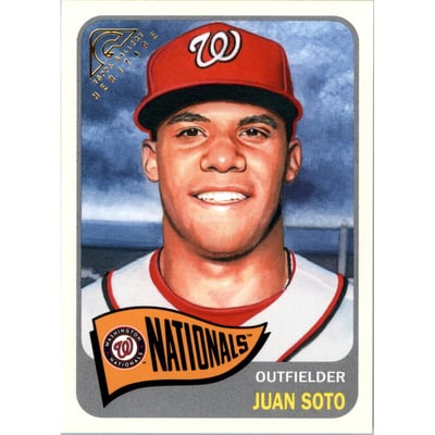 2019 Topps Gallery Heritage #HT36 Juan Soto