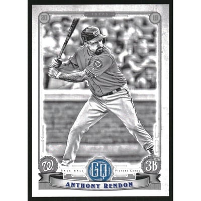 2019 Topps Gypsy Queen Black and White #234 Anthony Rendon