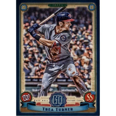 2019 Topps Gypsy Queen Indigo #271 Trea Turner