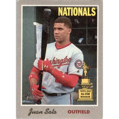 2019 Topps Heritage '70 Topps Stickers #4 Juan Soto