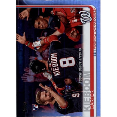 2019 Topps Update Rainbow Foil #US208 Carter Kieboom RD