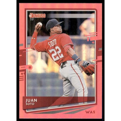 2020 Donruss Holo Pink #162 Juan Soto