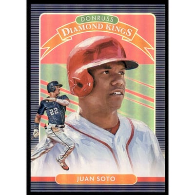 2020 Donruss Holo Pink #23 Juan Soto DK