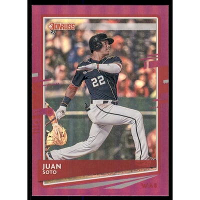 2020 Donruss Holo Purple Variations #162 Juan Soto