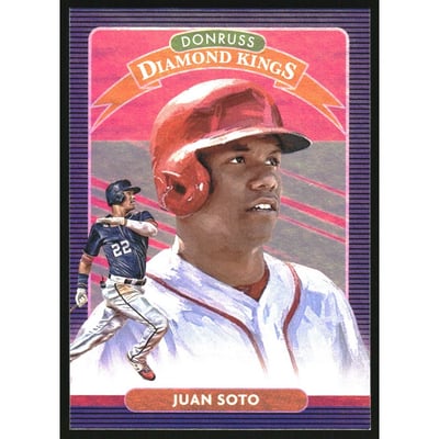 2020 Donruss Holo Red #23 Juan Soto DK