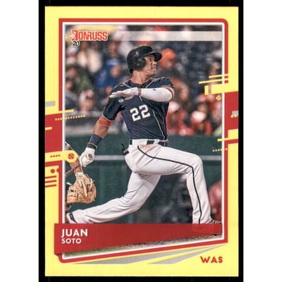 2020 Donruss Yellow Variations #162 Juan Soto