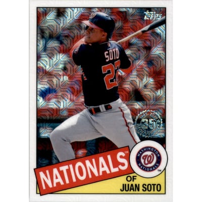 2020 Topps '85 Topps Silver Pack Chrome #85C43 Juan Soto