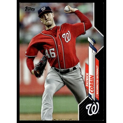 2020 Topps Black #265 Patrick Corbin