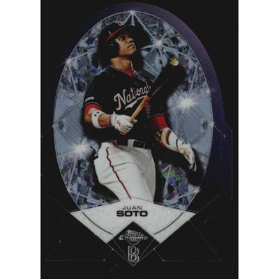2020 Topps Chrome Ben Baller Diamond Die Cuts #BDC9 Juan Soto