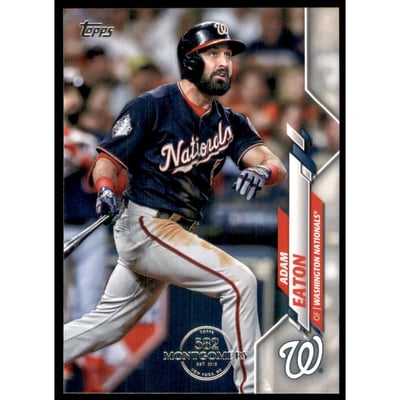 2020 Topps Factory Set 582 Montgomery Club #568 Adam Eaton