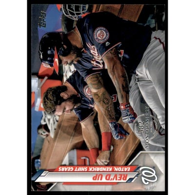2020 Topps Factory Set 582 Montgomery Club #640 Rev'd Up/Adam Eaton/Howie Kendrick