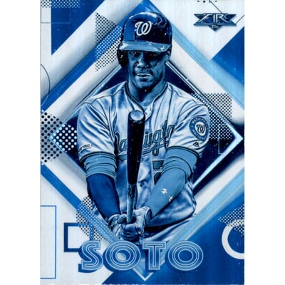 2020 Topps Fire Blue Chip #47 Juan Soto