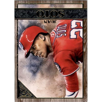 2020 Topps Gallery Wood #4 Juan Soto