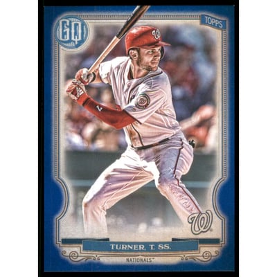 2020 Topps Gypsy Queen Blue #55 Trea Turner