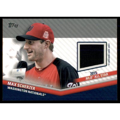 2020 Topps Update All Star Stitches #ASSCMS Max Scherzer