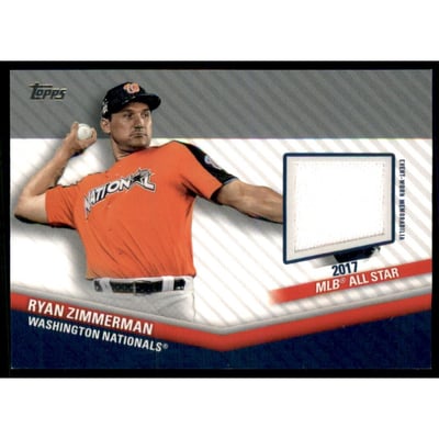 2020 Topps Update All Star Stitches #ASSCRZ Ryan Zimmerman
