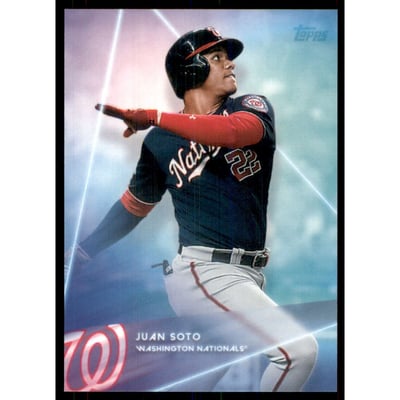 2020 Topps X Steve Aoki #26 Juan Soto/8956*