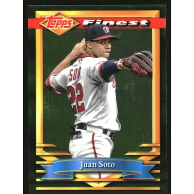 2021 Finest Flashbacks #117 Juan Soto