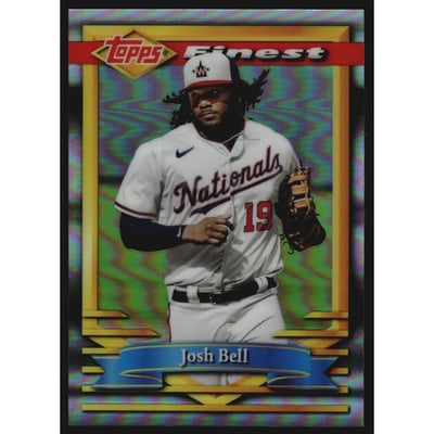 2021 Finest Flashbacks Refractors #109 Josh Bell