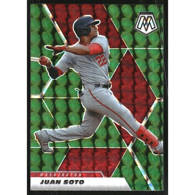 2021 Panini Mosaic Mosaic Green #113 Juan Soto