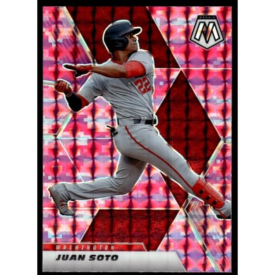 2021 Panini Mosaic Mosaic Pink Camo #113 Juan Soto
