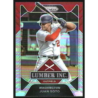 2021 Panini Prizm Lumber Inc. Prizms Silver #9 Juan Soto
