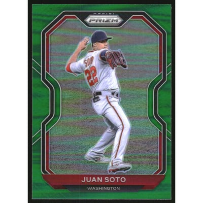 2021 Panini Prizm Prizms Green #203 Juan Soto