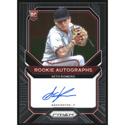 2021 Panini Prizm Rookie Autographs #79 Seth Romero