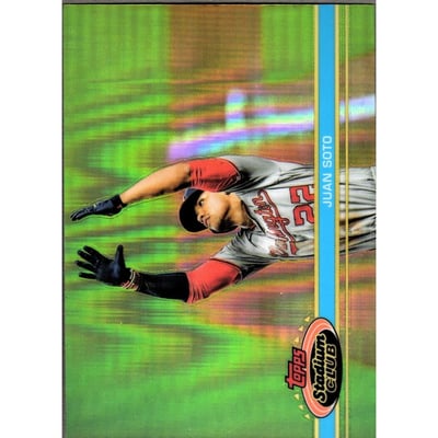 2021 Stadium Club Chrome '91 Design Variations #220 Juan Soto