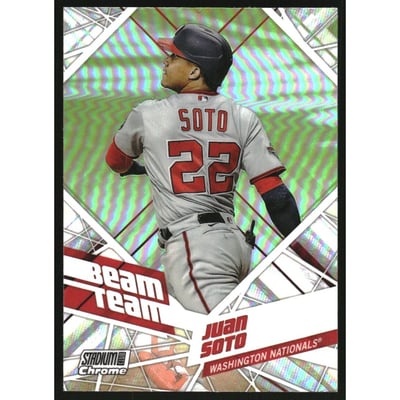 2021 Stadium Club Chrome Beam Team #BTC13 Juan Soto