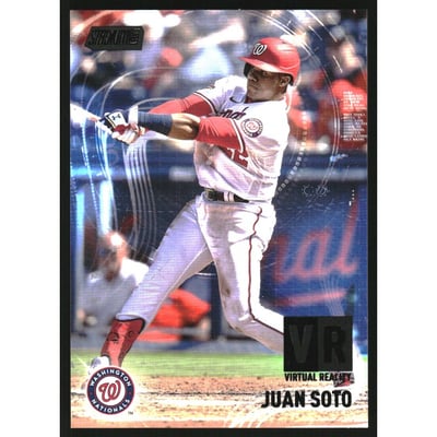 2021 Stadium Club Virtual Reality Black #VR4 Juan Soto