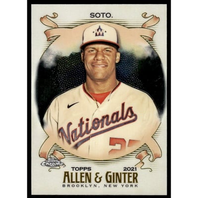 2021 Topps Allen and Ginter Chrome #74 Juan Soto