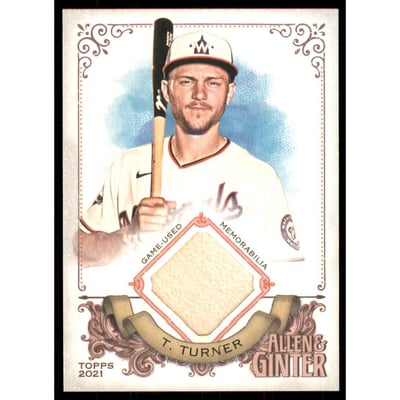 2021 Topps Allen and Ginter Relics #AGATTU Trea Turner