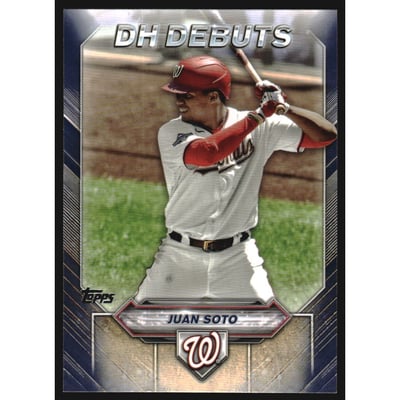 2021 Topps DH Debuts Blue #DHD12 Juan Soto