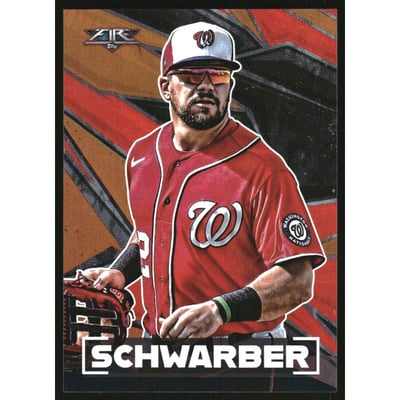 2021 Topps Fire Orange #197 Kyle Schwarber